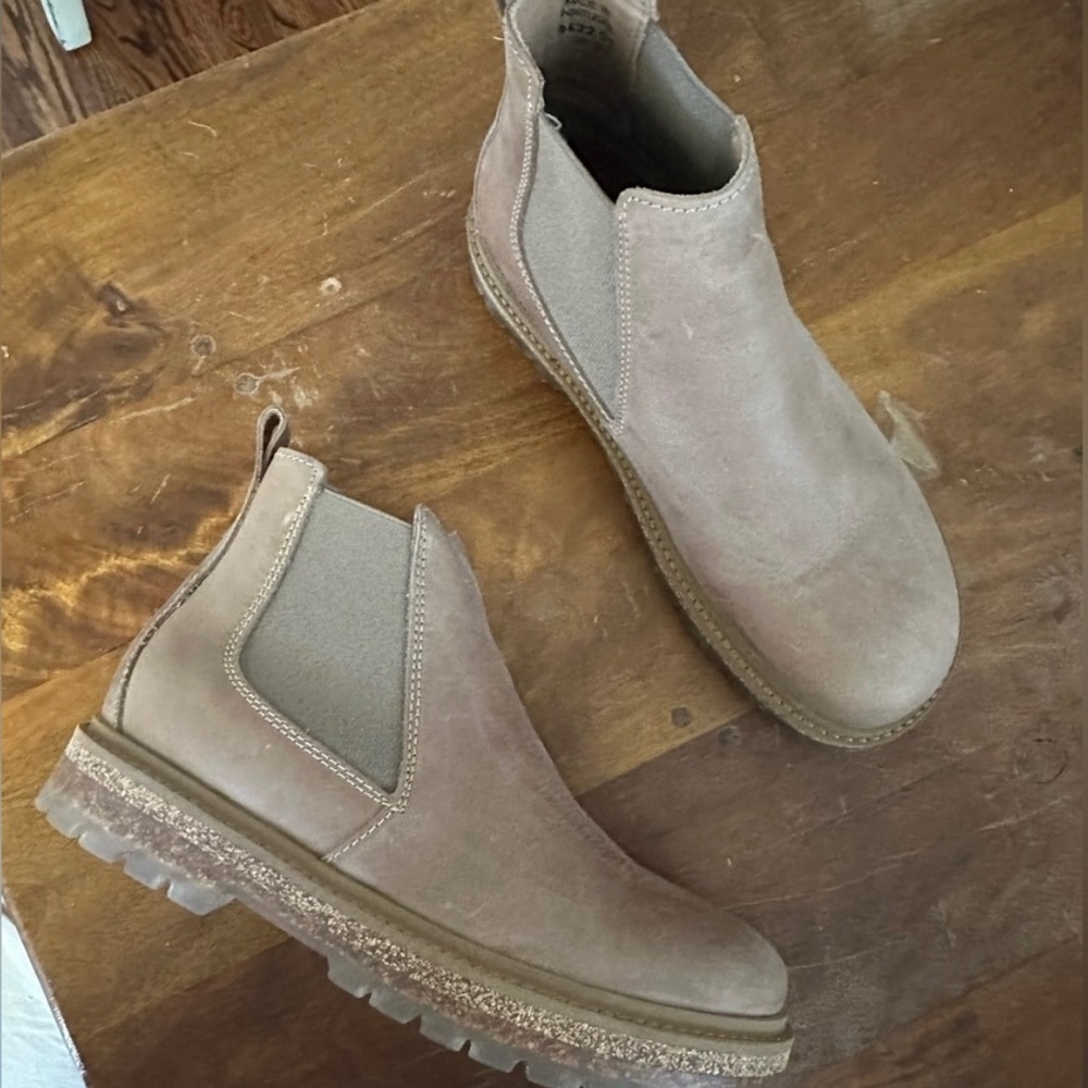 Birkenstock Stalon II tan leather waterproof boots size 39 Narrow NEW‎